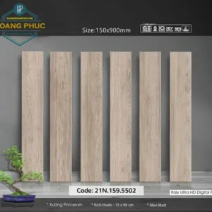Gạch Thanh Gỗ 15x90 Á Mỹ - 21N.159.5502