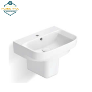 Chậu treo tường Viglacera và chân ngắn V59