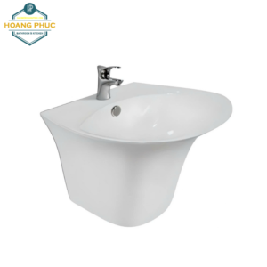 Chậu rửa mặt Viglacera V63 liền khối treo tường