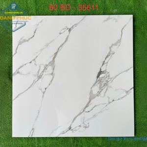Gạch lát nền 80x80Cm Hoàn Mỹ Đá Bóng Kính 35611