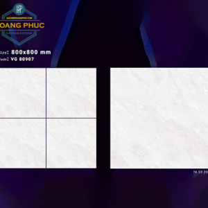 Gạch lát nền 80x80Cm VICENZA Đá Bóng Kính 80907