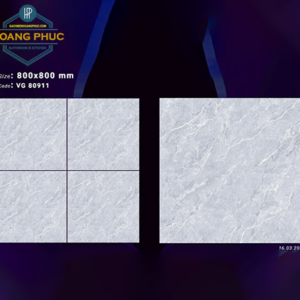 Gạch lát nền 80x80Cm VICENZA Đá Bóng Kính 80911