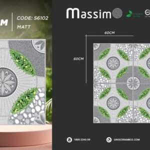 Gạch lót sân vườn 60x60 Men Matt S6102