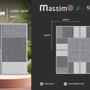 Gạch lót sân vườn 60x60 Men Matt S6101