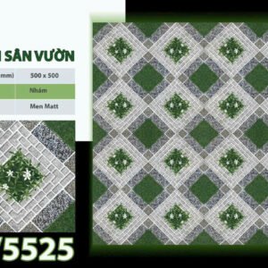 Gạch lót sân vườn 50x50 Viglacera Men Matt SV5525