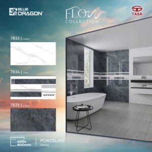 Gạch ốp tường 40x80 Tasa đá bóng kính 7833-7834-7835