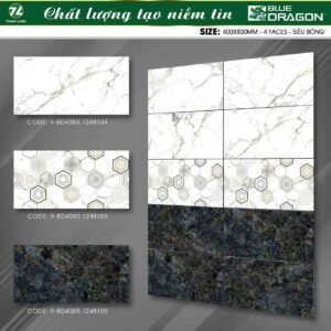 Gạch ốp tường 40x80 Tasa đá bóng kính 1248104