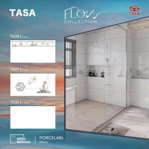Gạch ốp tường 40x80 Tasa đá bán sứ 7638