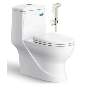 Bồn Cầu Viglacera V38 + Vòi Xịt VG826 Xả Mưa