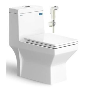 Bồn Cầu Viglacera V42 + Vòi Xịt VG826 Xả Mưa