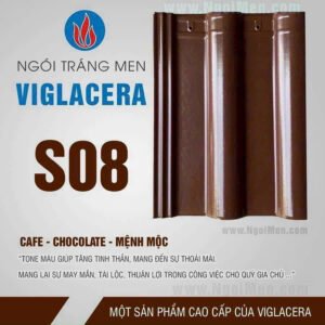 Ngói sóng tráng men Viglacera S08